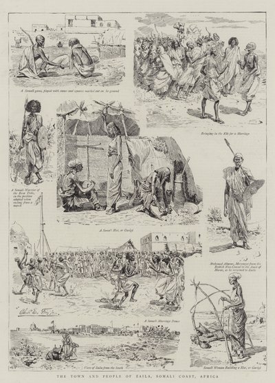 The Town and People of Zaila, Somali Coast, Africa by Charles Edwin Fripp